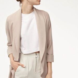 Wilfred Aritzia North Chevalier Blazer size 4 Open Front